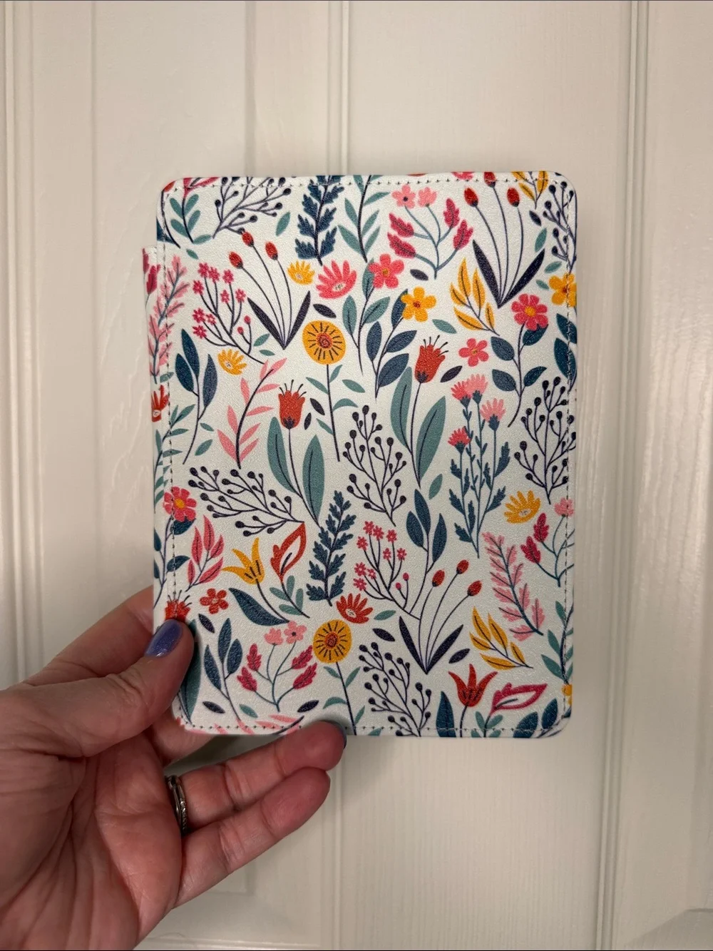 Floral Print Tablet or E-Reader/Kindle Cover - Multicolor Floral Design